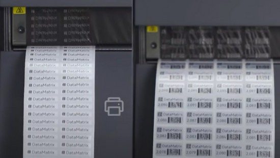 Multi-Column Printing on a Barcode Printer