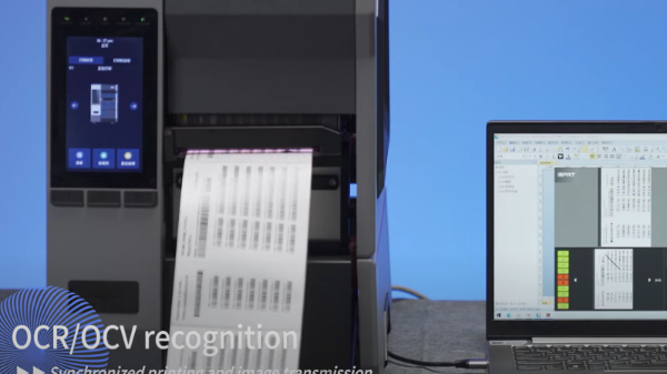 Inspección visual y OCR en impresoras de códigos de barras de impresión y verificación