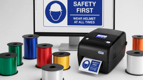 Safety Label Printer Solution for GHS Labels, Warning Signs and Pipe Markers